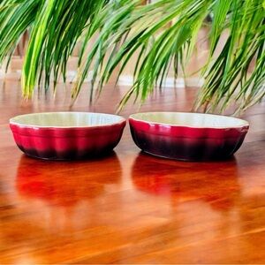 ROCQ Parisian Patisserie Scalloped Tart, Quiche & Flan Dishes - Set of 2